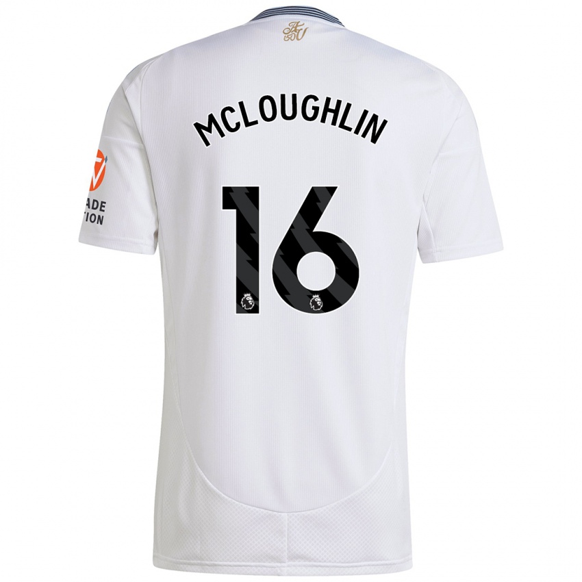 Kinderen Olivia Mcloughlin #16 Wit Uitshirt Uittenue 2024/25 T-Shirt