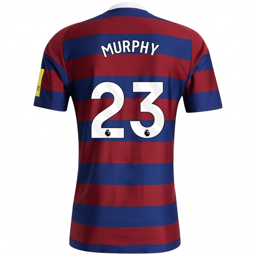 Kinderen Jacob Murphy #23 Bordeauxrood Marineblauw Uitshirt Uittenue 2024/25 T-Shirt