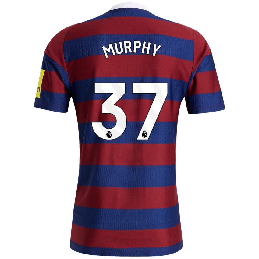 Kinderen Alex Murphy #37 Bordeauxrood Marineblauw Uitshirt Uittenue 2024/25 T-Shirt