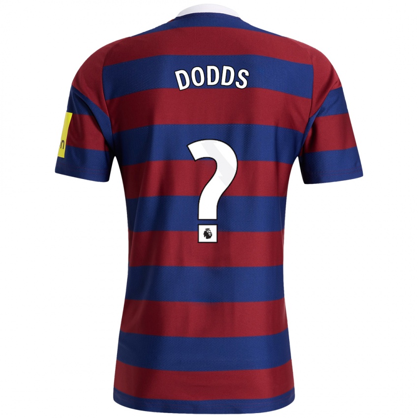 Kinderen Archie Dodds #0 Bordeauxrood Marineblauw Uitshirt Uittenue 2024/25 T-Shirt