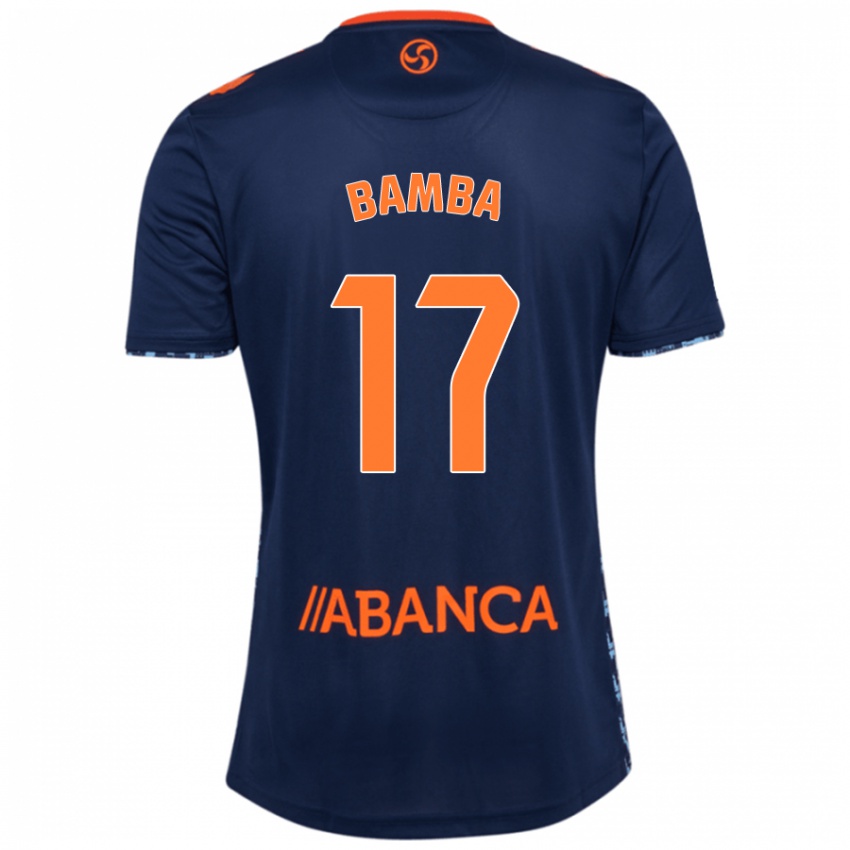 Kinderen Jonathan Bamba #17 Marineblauw Uitshirt Uittenue 2024/25 T-Shirt