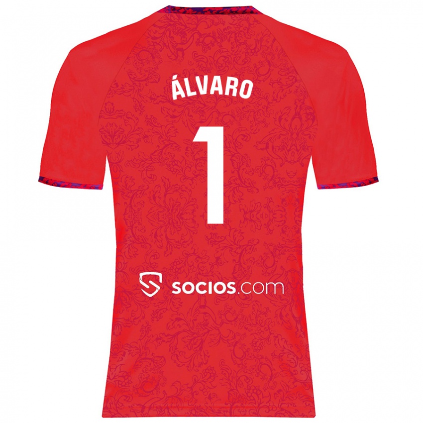 Kinderen Álvaro Fernández #1 Rood Uitshirt Uittenue 2024/25 T-Shirt