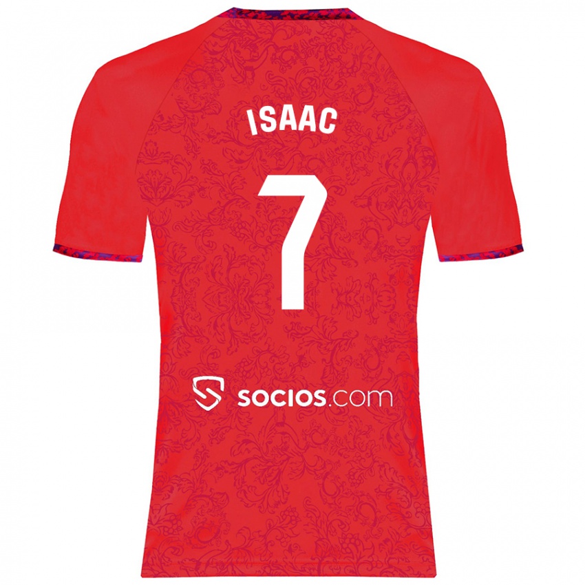 Kinderen Isaac Romero #7 Rood Uitshirt Uittenue 2024/25 T-Shirt