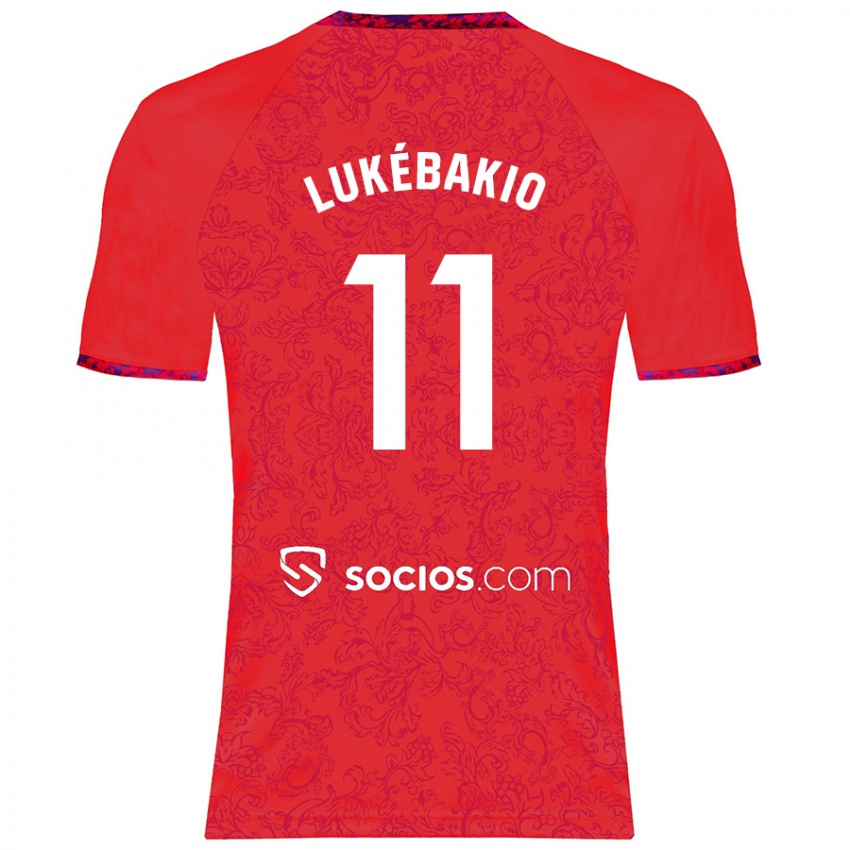 Kinderen Dodi Lukébakio #11 Rood Uitshirt Uittenue 2024/25 T-Shirt