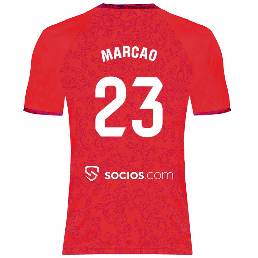 Kinderen Marcão #23 Rood Uitshirt Uittenue 2024/25 T-Shirt