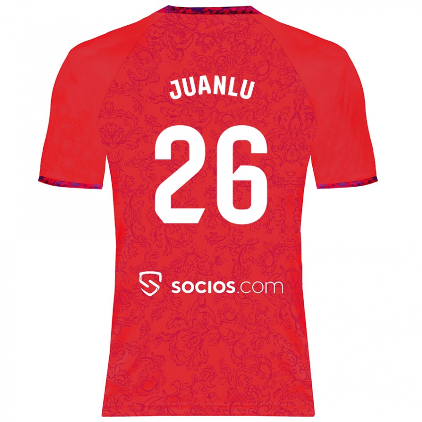 Kinderen Juanlu Sánchez #26 Rood Uitshirt Uittenue 2024/25 T-Shirt