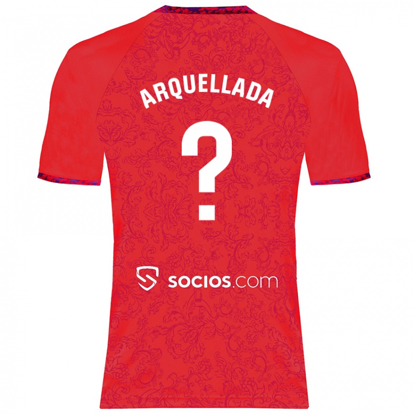 Kinderen Álvaro Arquellada #0 Rood Uitshirt Uittenue 2024/25 T-Shirt