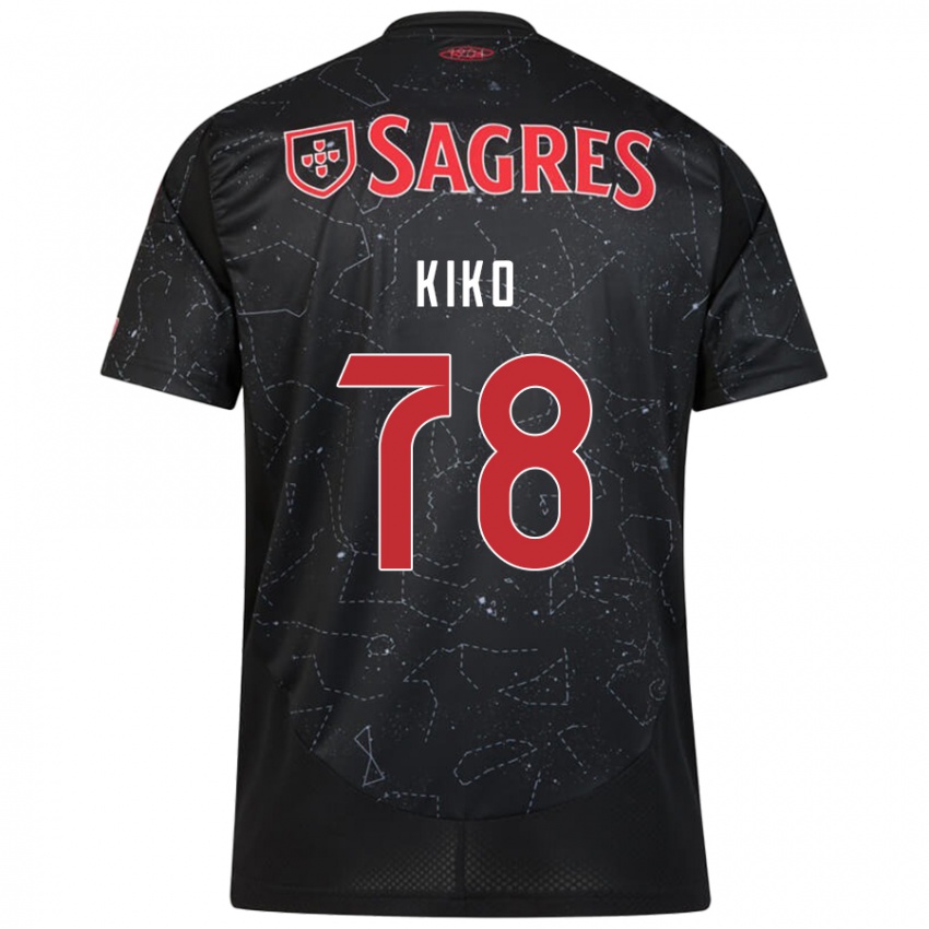 Kinderen Kiko #78 Zwart Rood Uitshirt Uittenue 2024/25 T-Shirt