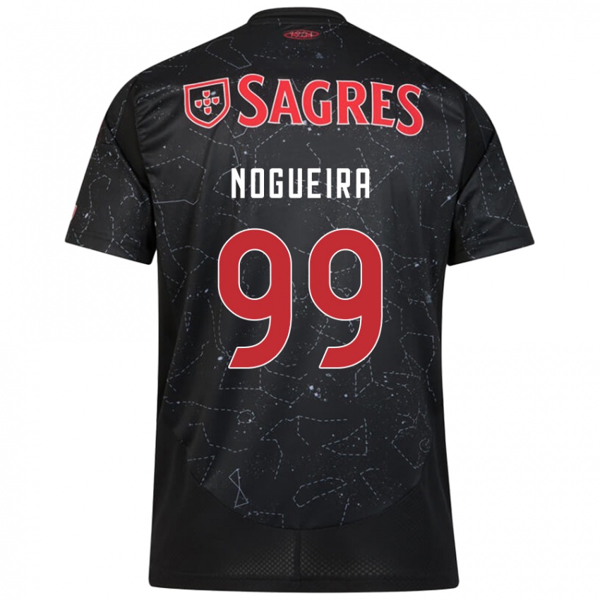 Kinderen Beatriz Nogueira #99 Zwart Rood Uitshirt Uittenue 2024/25 T-Shirt