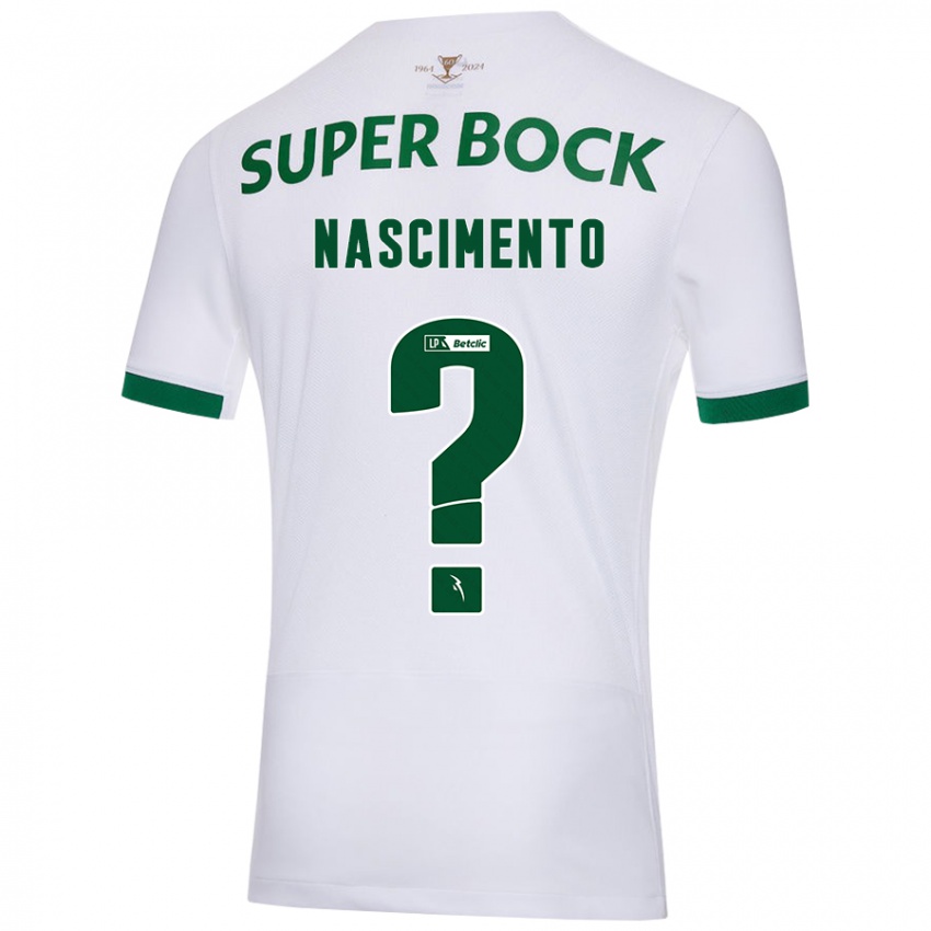 Kinderen Sandro Nascimento #0 Wit Groen Uitshirt Uittenue 2024/25 T-Shirt