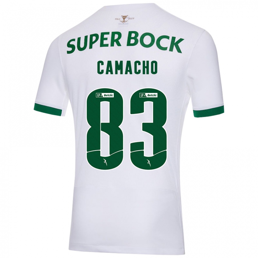 Kinderen Rafael Camacho #83 Wit Groen Uitshirt Uittenue 2024/25 T-Shirt