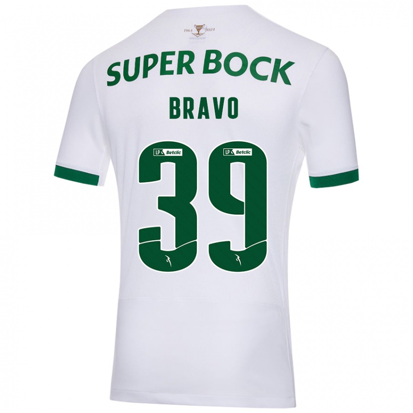 Kinderen Bravo #39 Wit Groen Uitshirt Uittenue 2024/25 T-Shirt