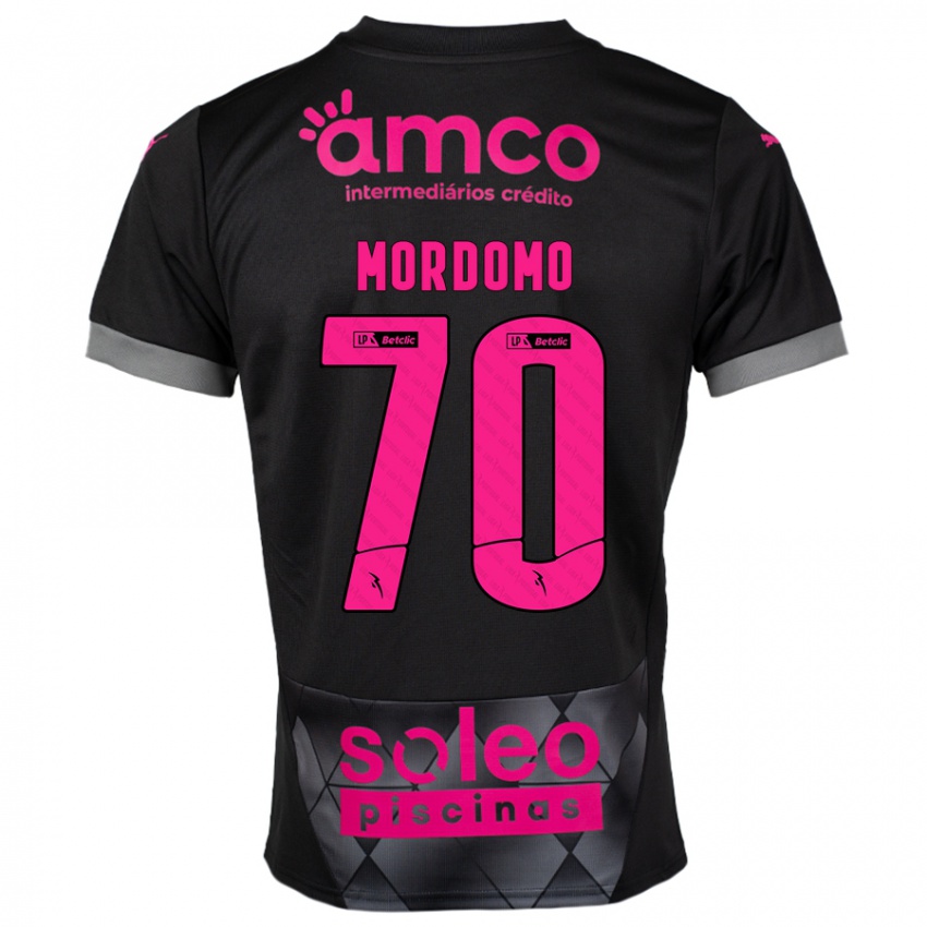 Kinderen Mordomo #70 Zwart Roze Uitshirt Uittenue 2024/25 T-Shirt