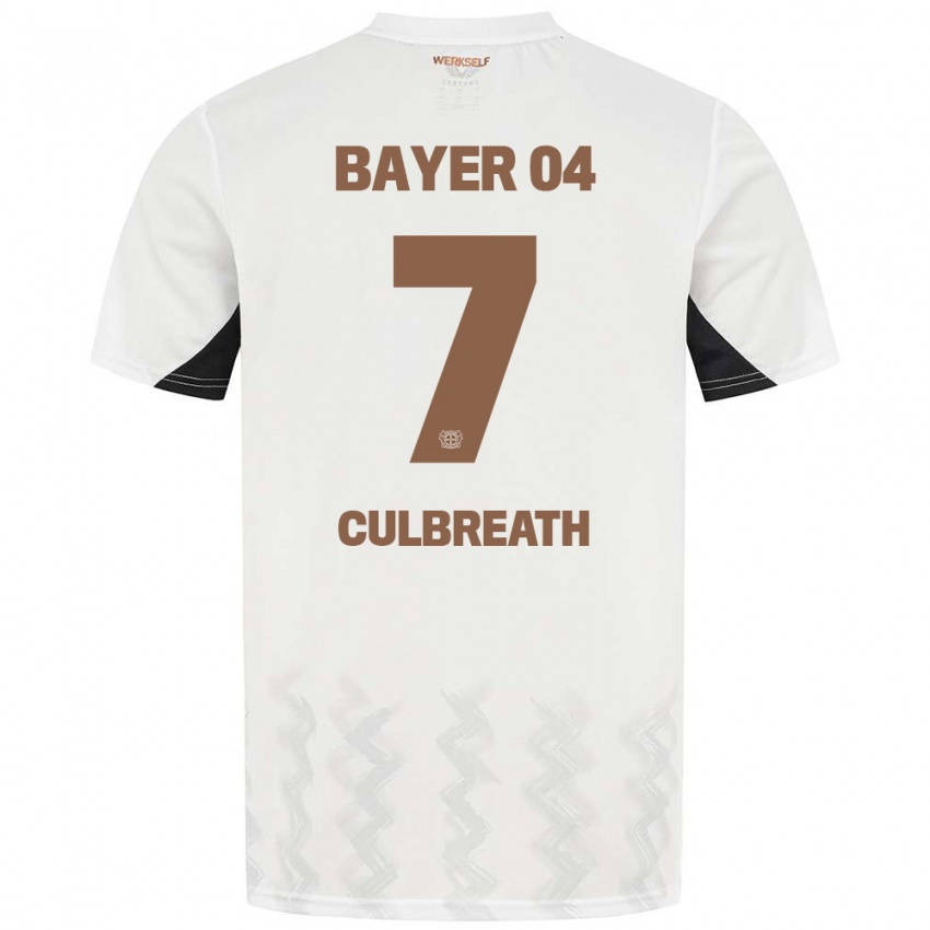 Kinderen Montrell Culbreath #7 Wit Zwart Uitshirt Uittenue 2024/25 T-Shirt