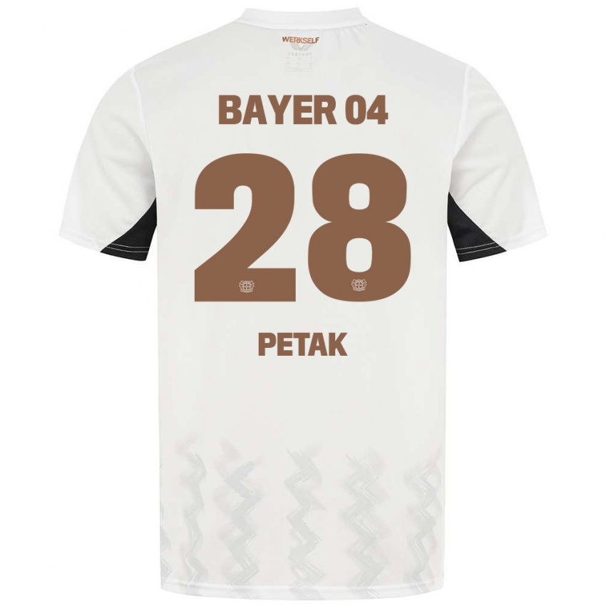 Kinderen Raoul Petak #28 Wit Zwart Uitshirt Uittenue 2024/25 T-Shirt