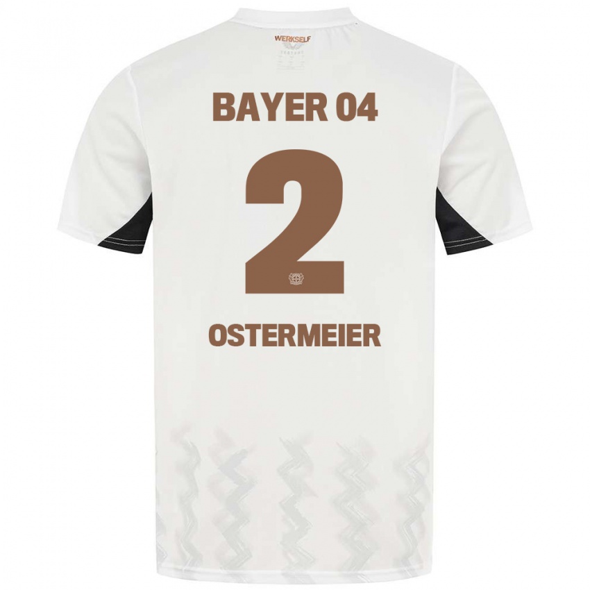 Kinderen Selina Ostermeier #2 Wit Zwart Uitshirt Uittenue 2024/25 T-Shirt