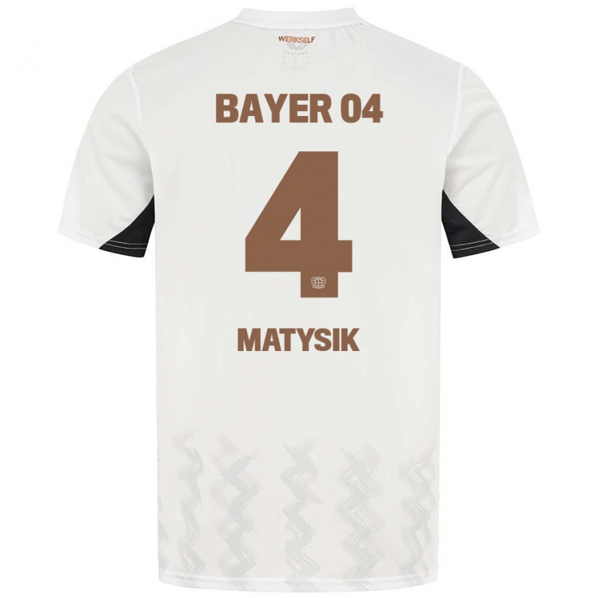 Kinderen Sylwia Matysik #4 Wit Zwart Uitshirt Uittenue 2024/25 T-Shirt