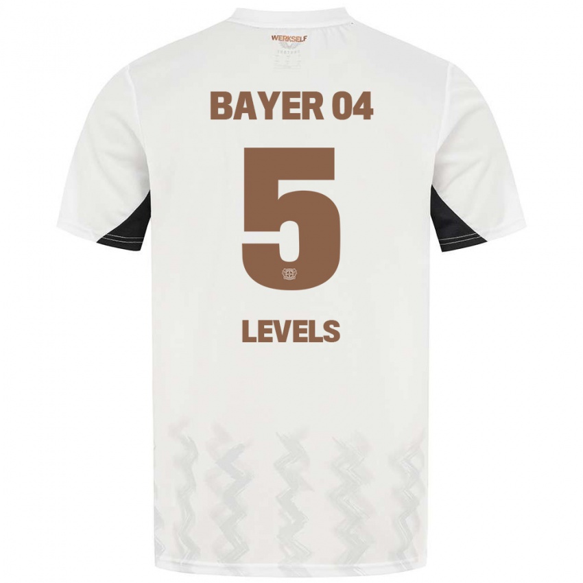 Kinderen Janou Levels #5 Wit Zwart Uitshirt Uittenue 2024/25 T-Shirt