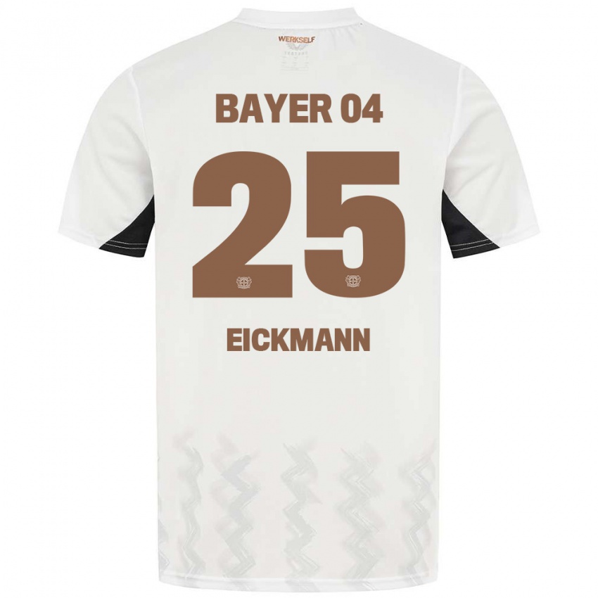 Kinderen Mia Eickmann #25 Wit Zwart Uitshirt Uittenue 2024/25 T-Shirt