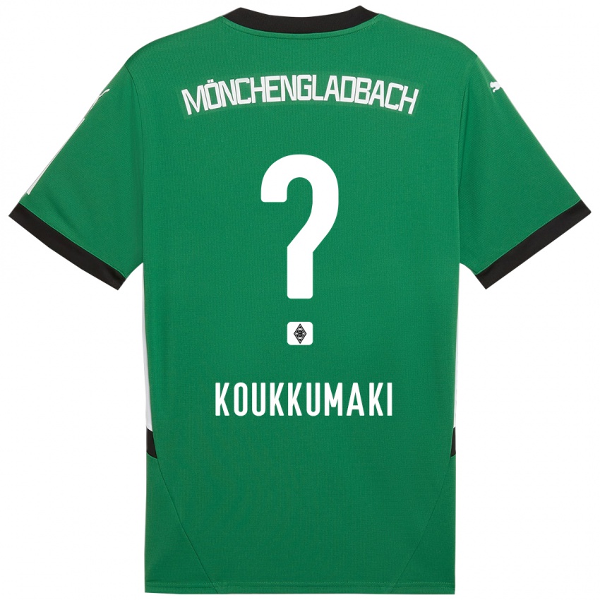 Kinderen Taavi Koukkumäki #0 Groen Wit Uitshirt Uittenue 2024/25 T-Shirt