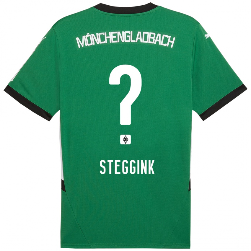 Kinderen Lennart Steggink #0 Groen Wit Uitshirt Uittenue 2024/25 T-Shirt