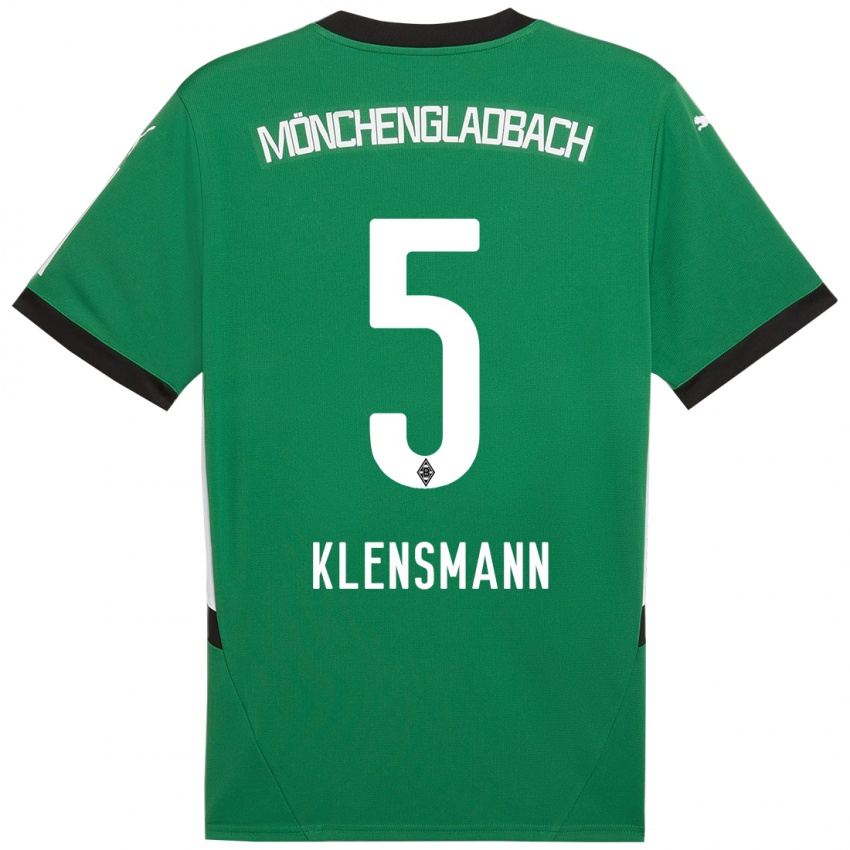 Kinderen Paula Klensmann #5 Groen Wit Uitshirt Uittenue 2024/25 T-Shirt