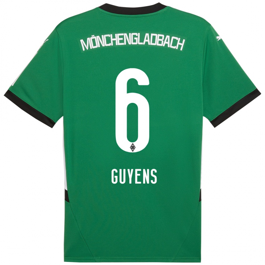 Kinderen Emily Guyens #6 Groen Wit Uitshirt Uittenue 2024/25 T-Shirt