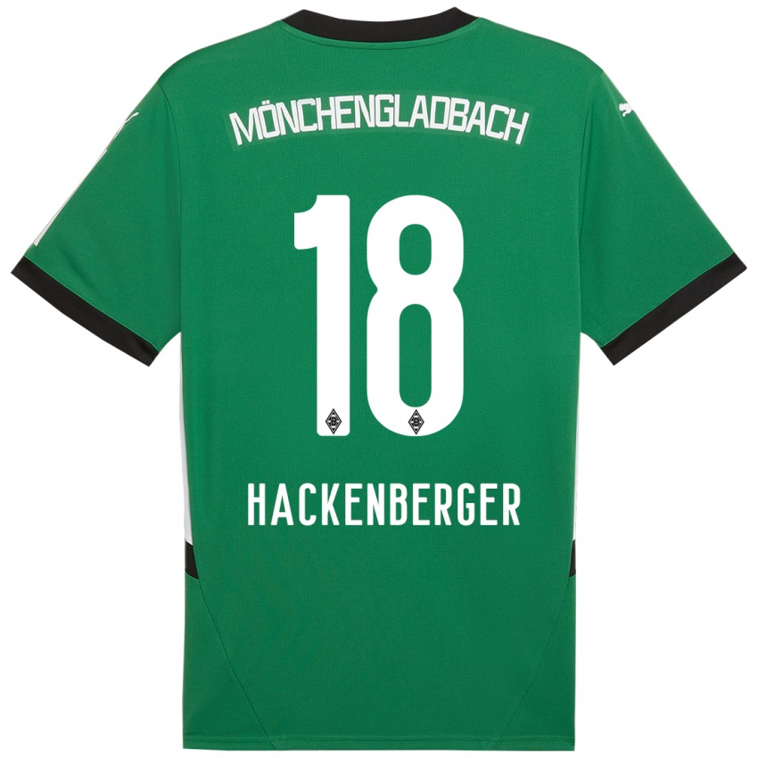 Kinderen Jessica Hackenberger #18 Groen Wit Uitshirt Uittenue 2024/25 T-Shirt