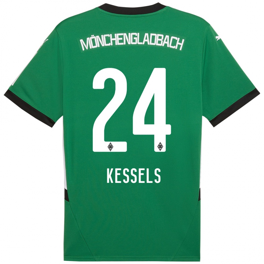 Kinderen Imke Kessels #24 Groen Wit Uitshirt Uittenue 2024/25 T-Shirt