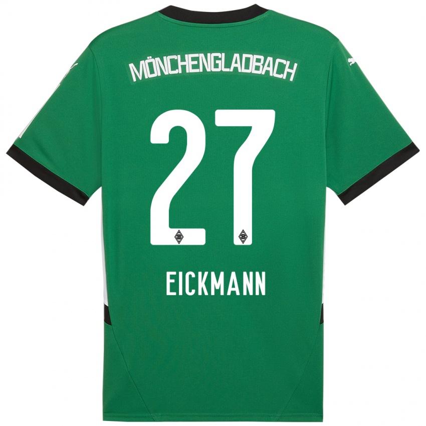 Kinderen Mia Eickmann #27 Groen Wit Uitshirt Uittenue 2024/25 T-Shirt