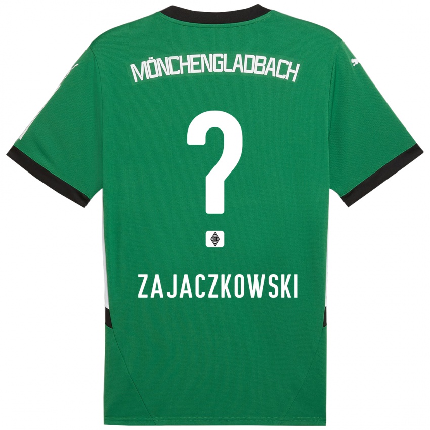 Kinderen Vincent Zajaczkowski #0 Groen Wit Uitshirt Uittenue 2024/25 T-Shirt