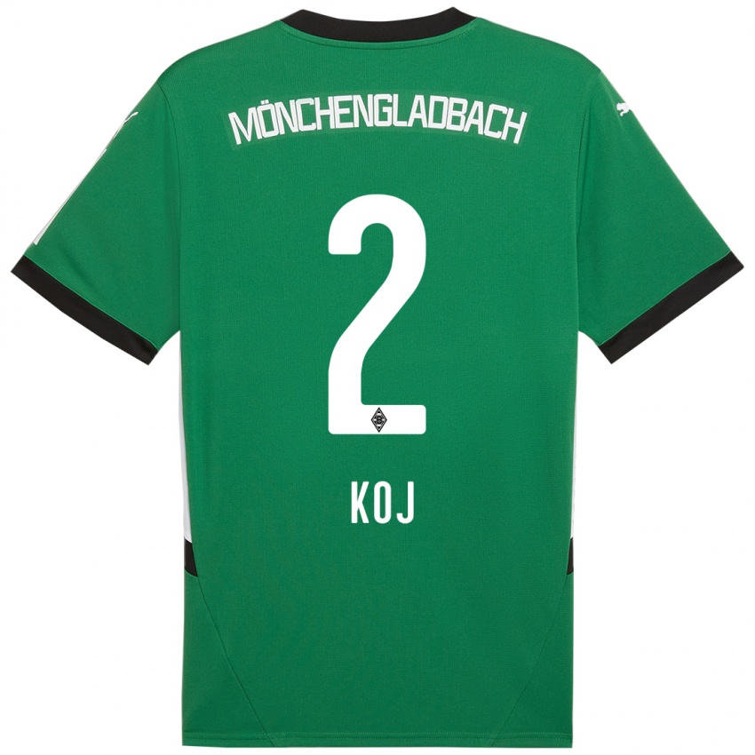 Kinderen Julia Koj #2 Groen Wit Uitshirt Uittenue 2024/25 T-Shirt