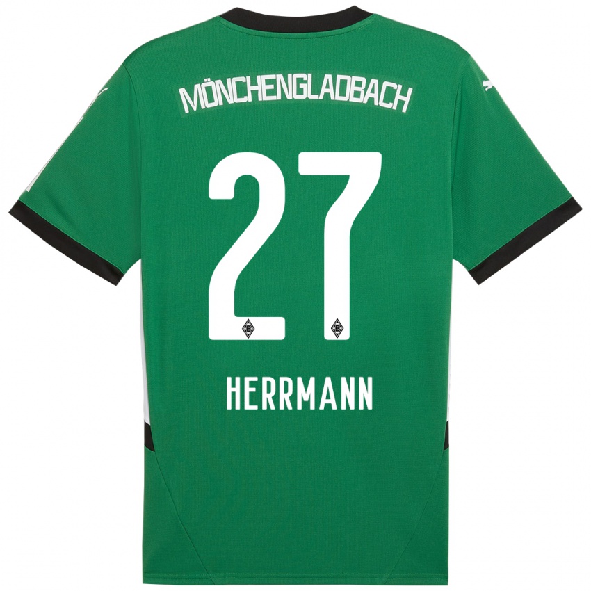 Kinderen Michelle Herrmann #27 Groen Wit Uitshirt Uittenue 2024/25 T-Shirt