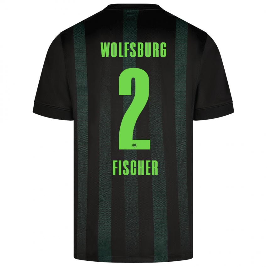 Kinderen Kilian Fischer #2 Donkergroen Uitshirt Uittenue 2024/25 T-Shirt