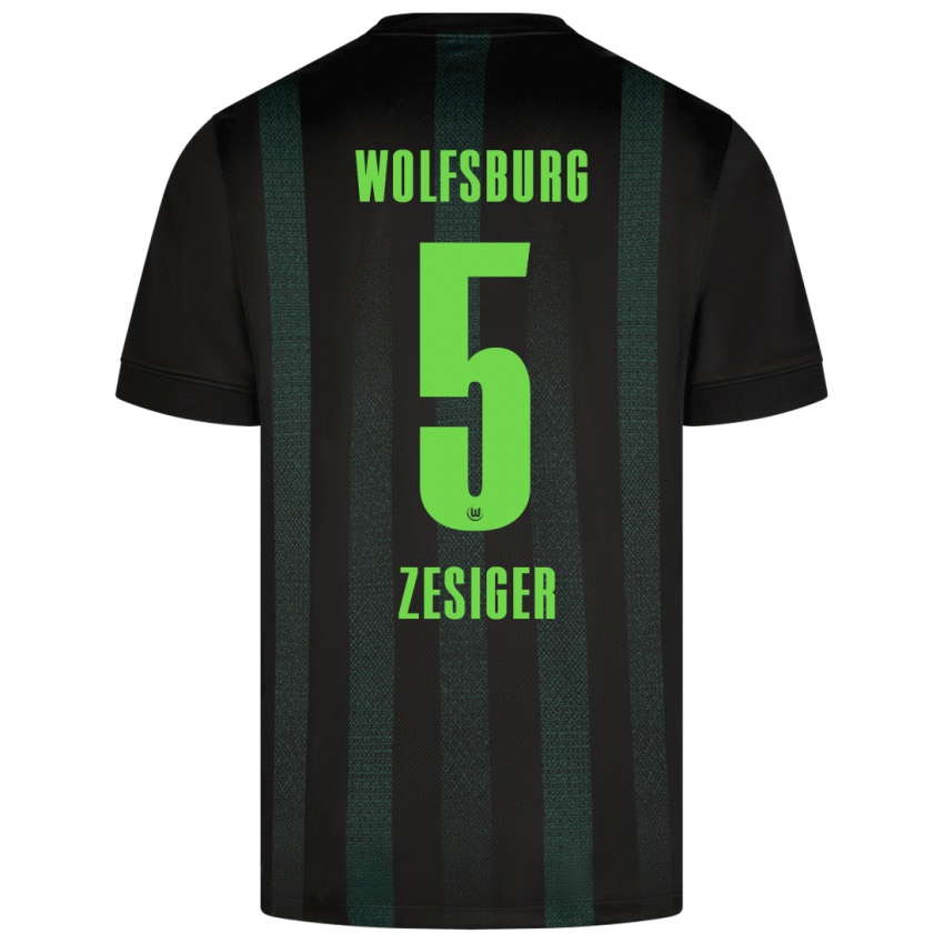 Kinderen Cédric Zesiger #5 Donkergroen Uitshirt Uittenue 2024/25 T-Shirt