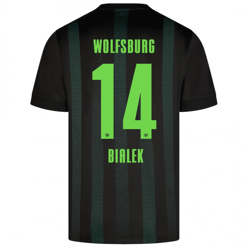 Kinderen Bartosz Bialek #14 Donkergroen Uitshirt Uittenue 2024/25 T-Shirt