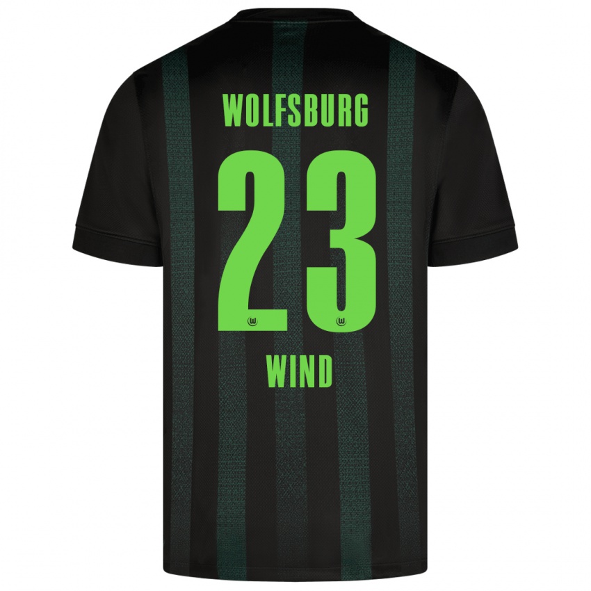 Kinderen Jonas Wind #23 Donkergroen Uitshirt Uittenue 2024/25 T-Shirt