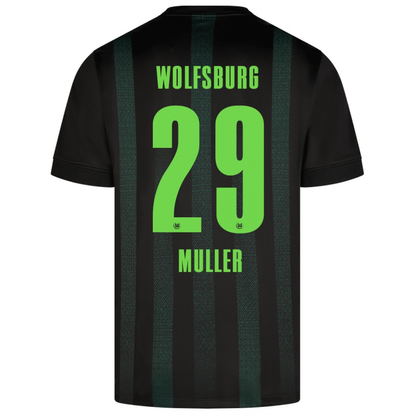 Kinderen Marius Müller #29 Donkergroen Uitshirt Uittenue 2024/25 T-Shirt