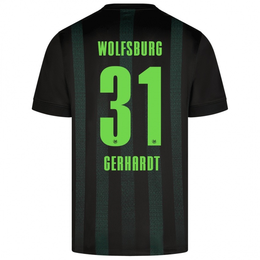 Kinderen Yannick Gerhardt #31 Donkergroen Uitshirt Uittenue 2024/25 T-Shirt