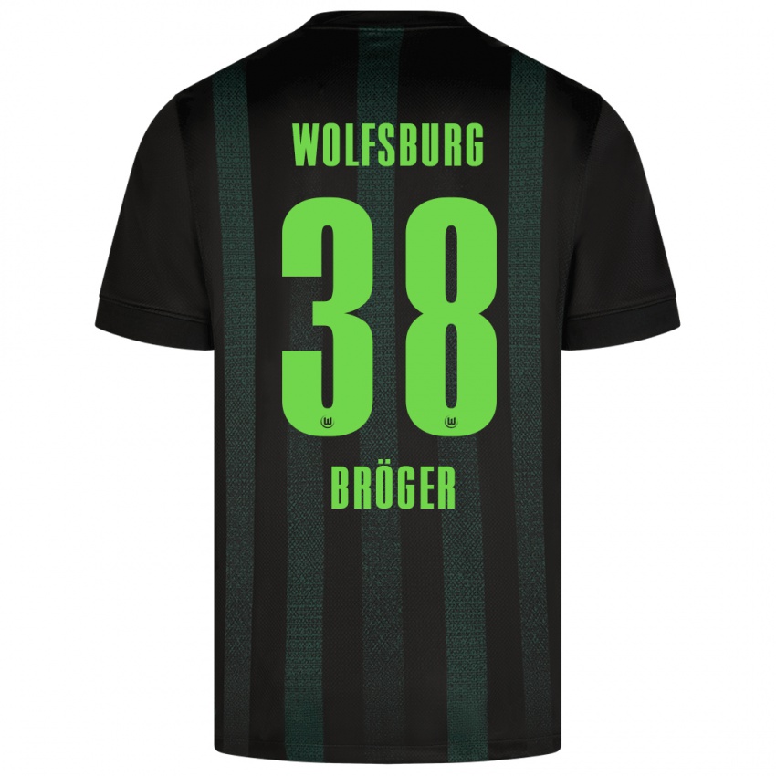 Kinderen Bennit Bröger #38 Donkergroen Uitshirt Uittenue 2024/25 T-Shirt