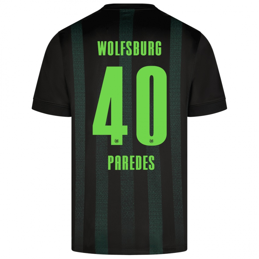 Kinderen Kevin Paredes #40 Donkergroen Uitshirt Uittenue 2024/25 T-Shirt