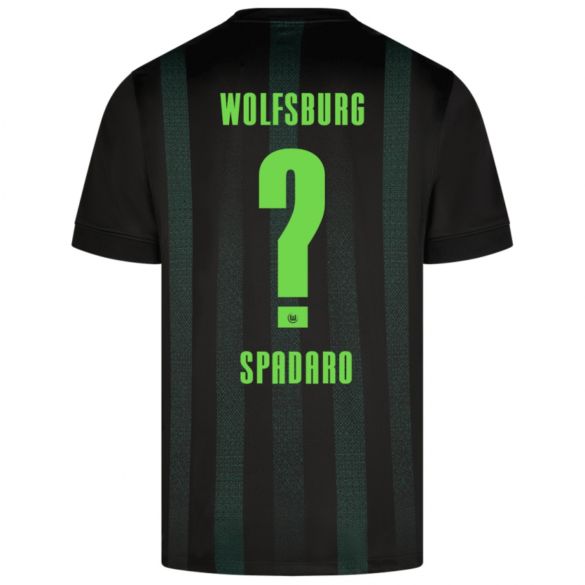 Kinderen Michele Spadaro #0 Donkergroen Uitshirt Uittenue 2024/25 T-Shirt