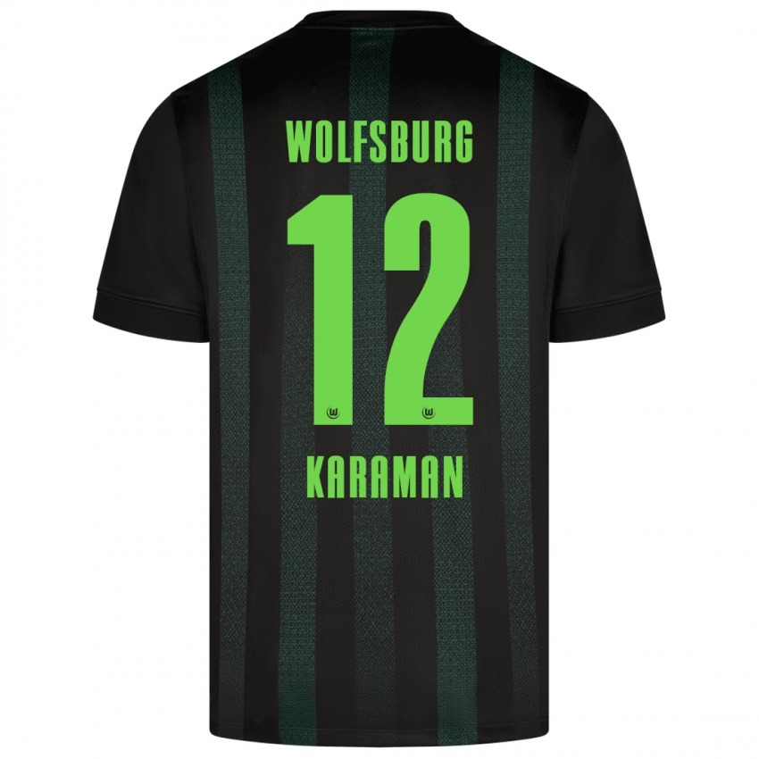 Kinderen Tarik Karaman #12 Donkergroen Uitshirt Uittenue 2024/25 T-Shirt