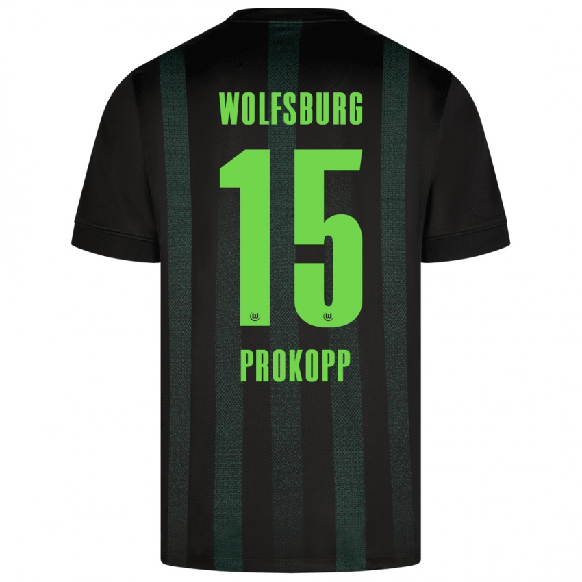 Kinderen Oskar Prokopp #15 Donkergroen Uitshirt Uittenue 2024/25 T-Shirt