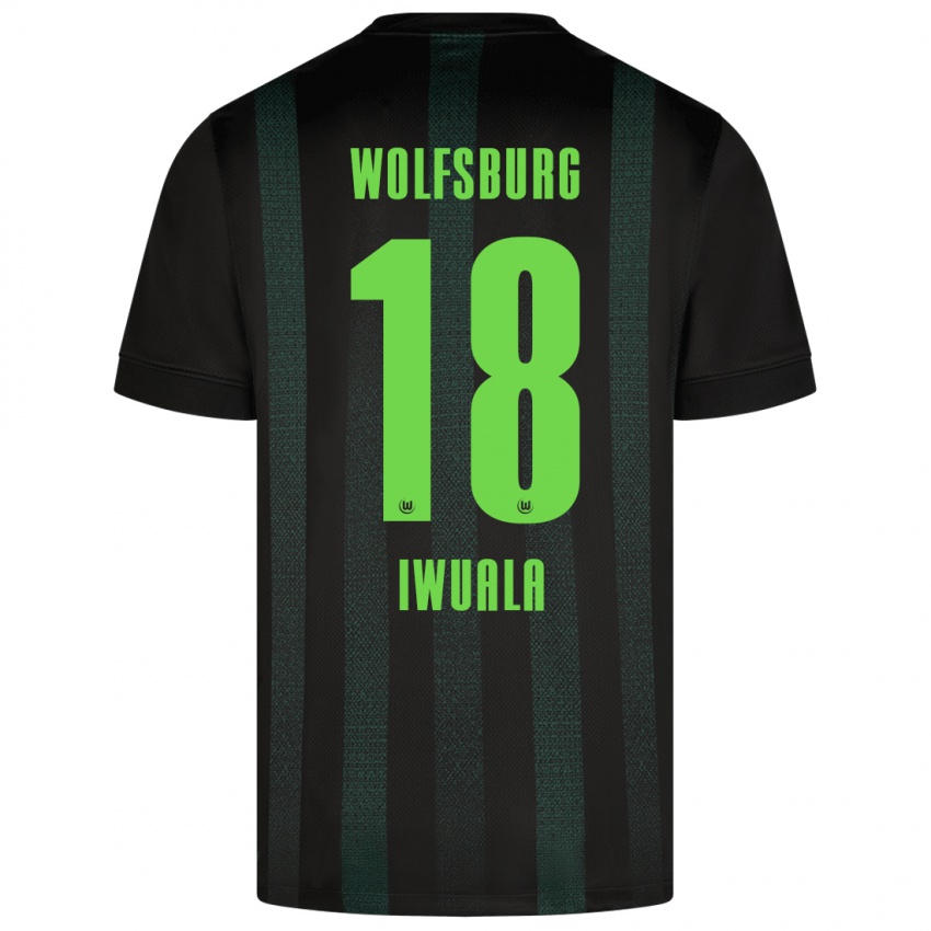 Kinderen Chisom Iwuala #18 Donkergroen Uitshirt Uittenue 2024/25 T-Shirt