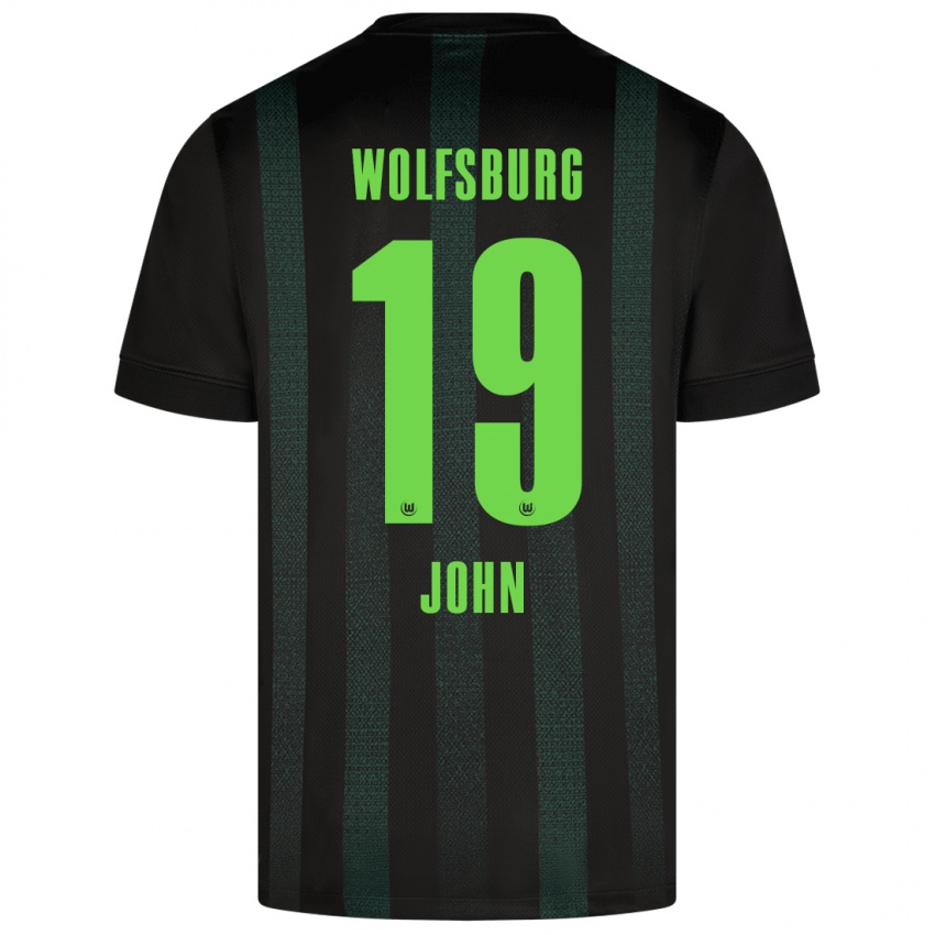 Kinderen Michael John #19 Donkergroen Uitshirt Uittenue 2024/25 T-Shirt