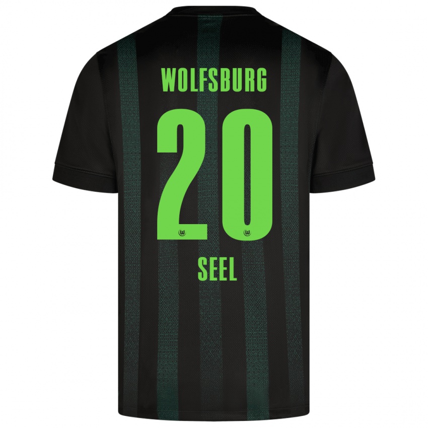 Kinderen William Seel #20 Donkergroen Uitshirt Uittenue 2024/25 T-Shirt