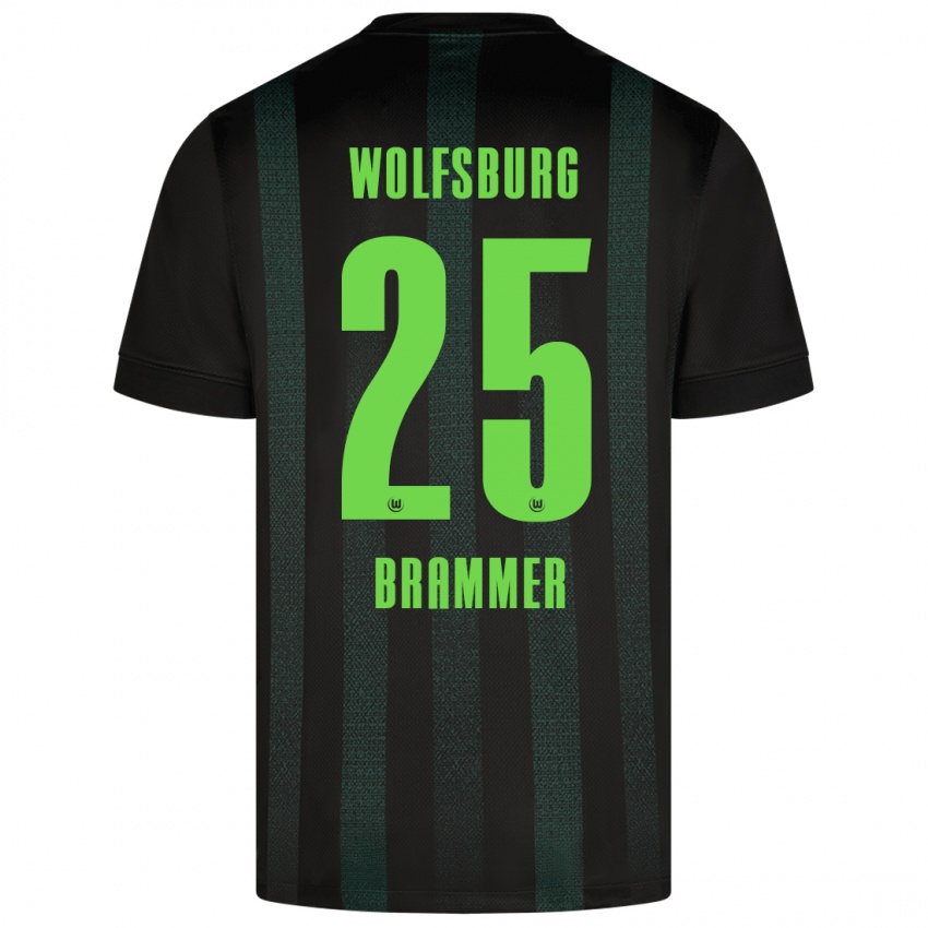 Kinderen Ole Brammer #25 Donkergroen Uitshirt Uittenue 2024/25 T-Shirt