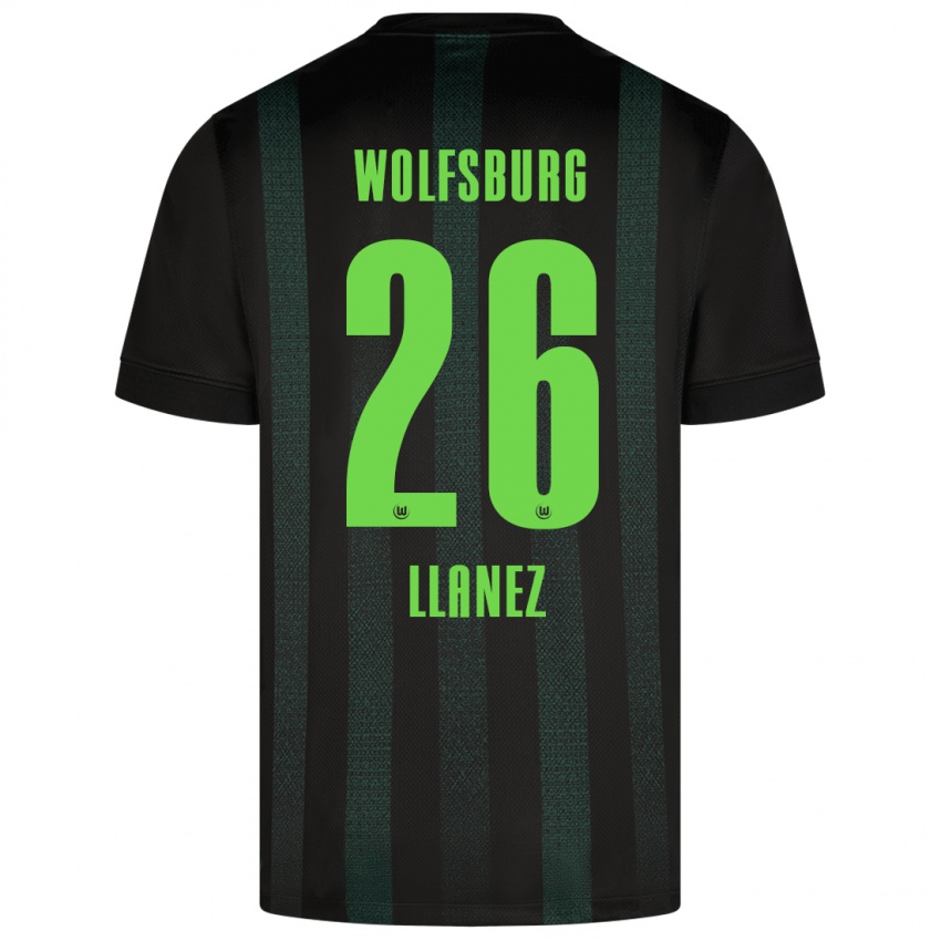 Kinderen Ulysses Llanez #26 Donkergroen Uitshirt Uittenue 2024/25 T-Shirt