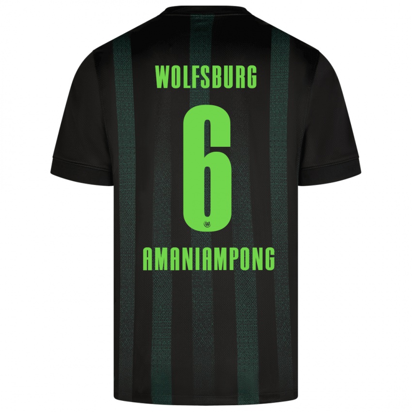 Kinderen Marces Amaniampong #6 Donkergroen Uitshirt Uittenue 2024/25 T-Shirt